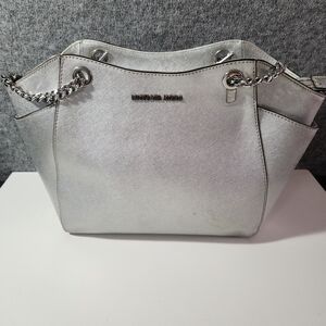 Michael Kors Silver Women's Bag
